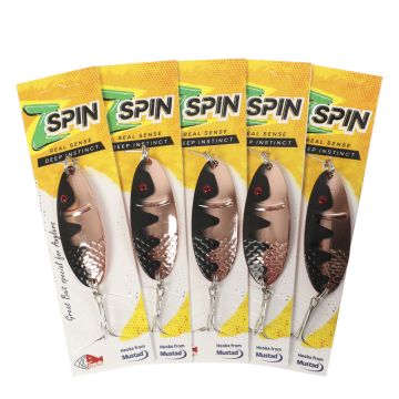 Блесна колеб. SKYFISH "Z-SPIN", Черноспинка, 65 мм, 16 гр, цвет: 6#